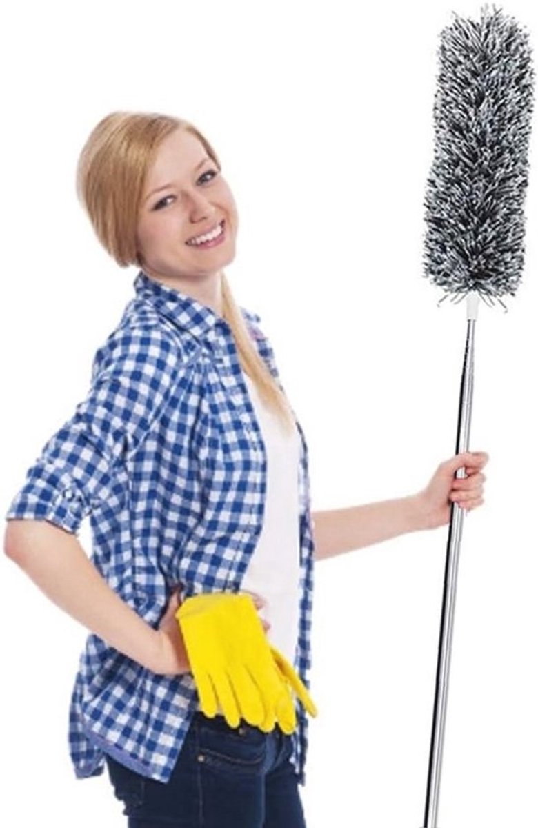 Uitschuifbare Microvezel Duster met Telescoopstang voor het Reinigen van Plafondventilatoren, Jaloezieën en Meer
