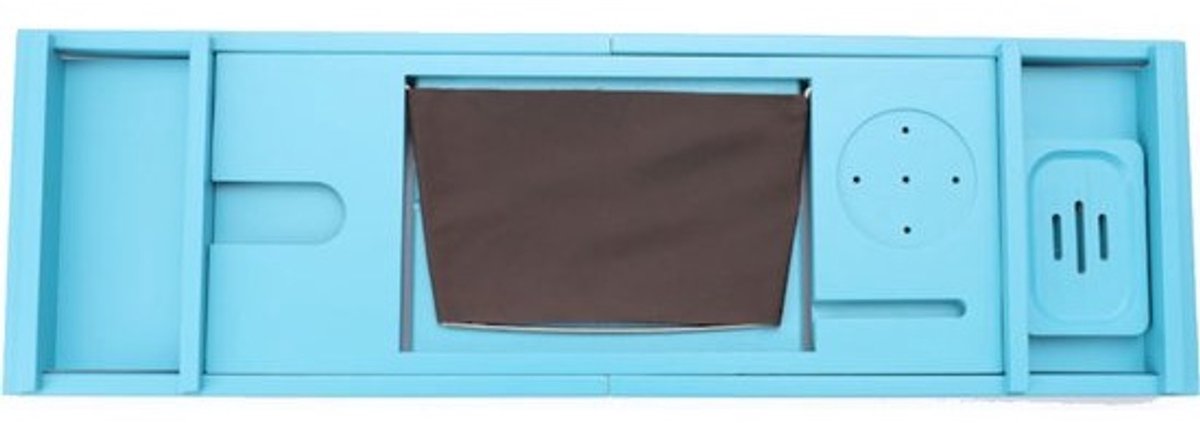 Luxe badplank - Badrekje - Uitschuifbaar van 75 tot 110 cm - Boekenhouder - Tablethouder - Bamboehouten badplankje - Badrek — cadeau in Wonen & Interieur - foto 2