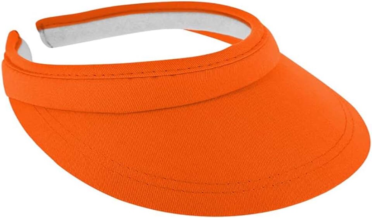 Fiebig Vizier | Schaduwmaker voor het gezicht | Clipvizier in één maat | Zonneklep In vele kleuren van 100% katoen | Zomerpet met badstof band binnenvoering | Zonwering paraplucap