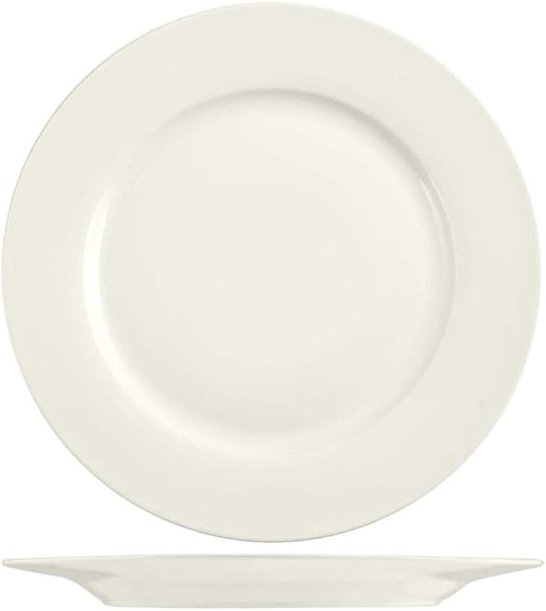 Set van 12 New Bone China Dinerborden, 26 cm