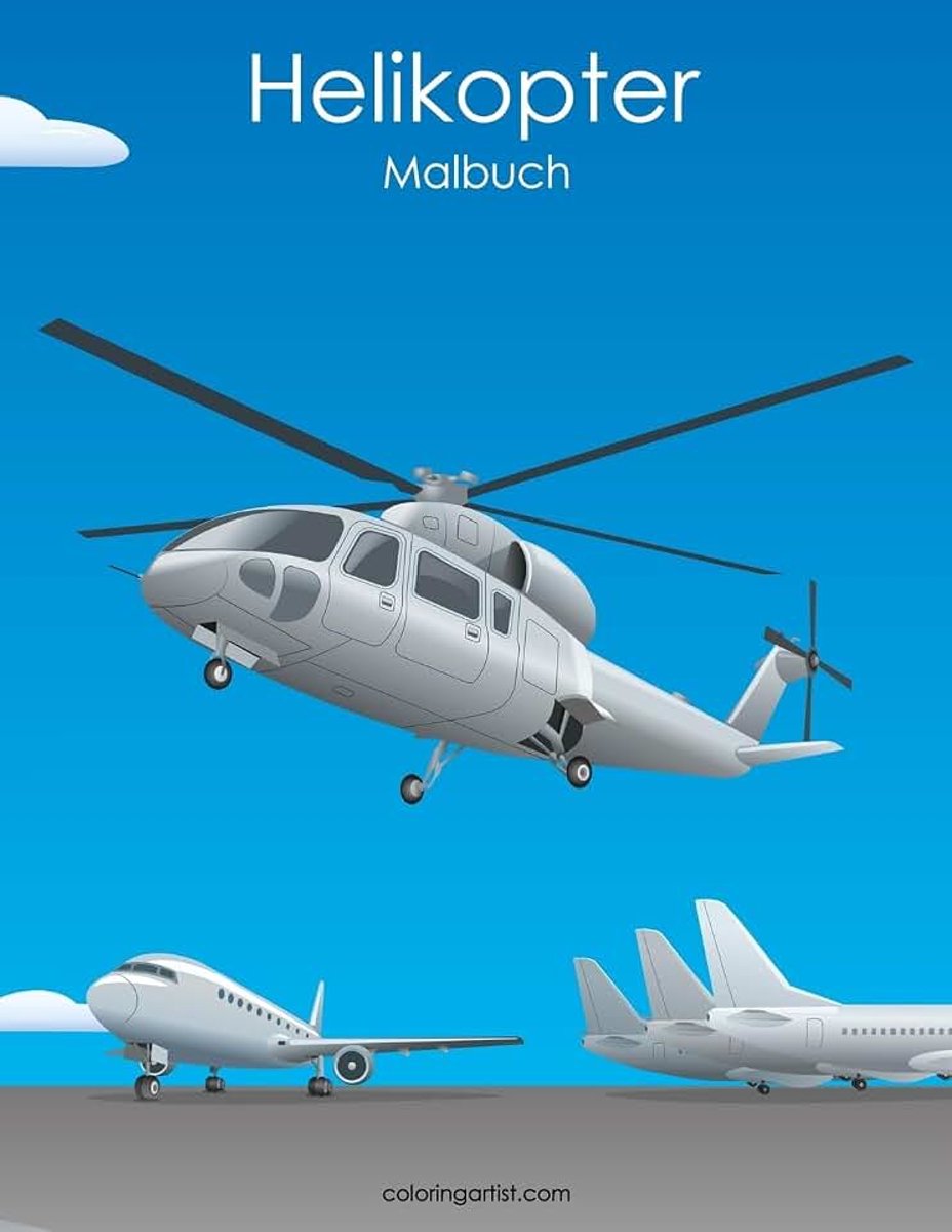 Helikopter-Malbuch 1