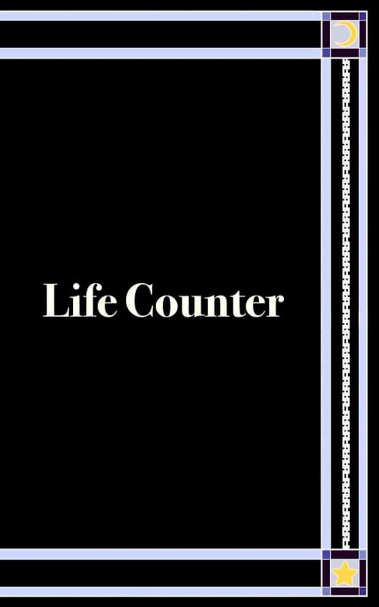 Counter: Track Life Totals with Confidence | 5"x8" Size, 100 Pages | Perfect for Tournaments & Game Nights