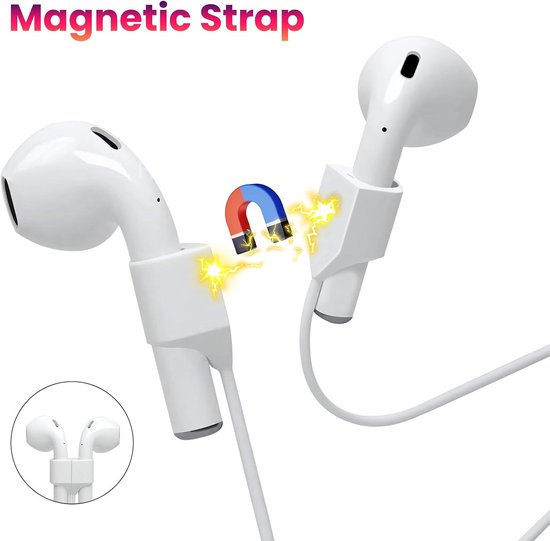 Anti-Lost Bandjes, 3 Stks Zachte Siliconen Sport Oordopjes Lanyard voor AirPods & Andere Hoofdtelefoons — afbeelding 3