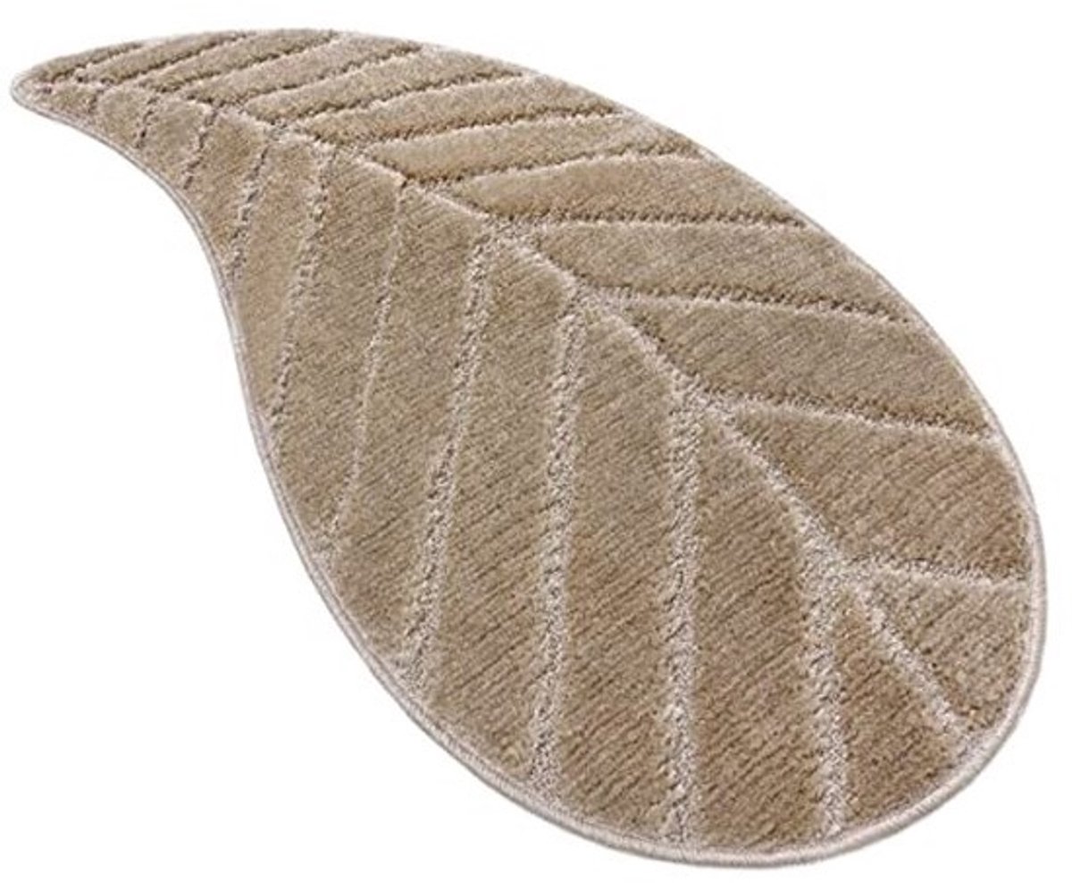 Zachte en absorberende badmat voor slaapkamer en douche, antislip, bruin