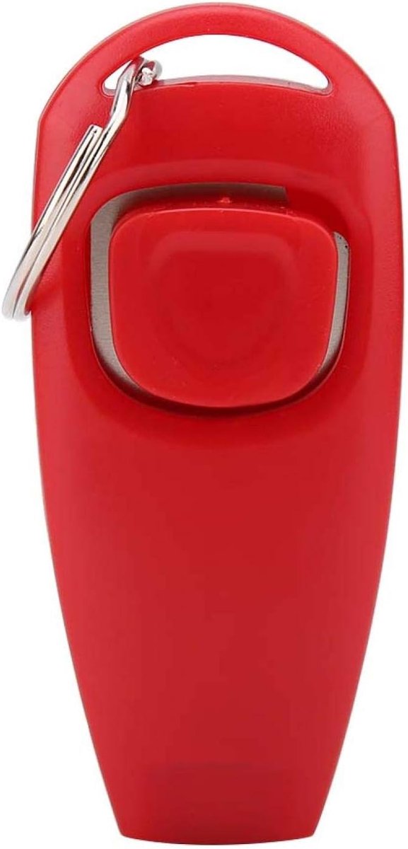 Clicker Whistle Dog Training clicker fluitje voor Training Cat voor buitentraining(red)