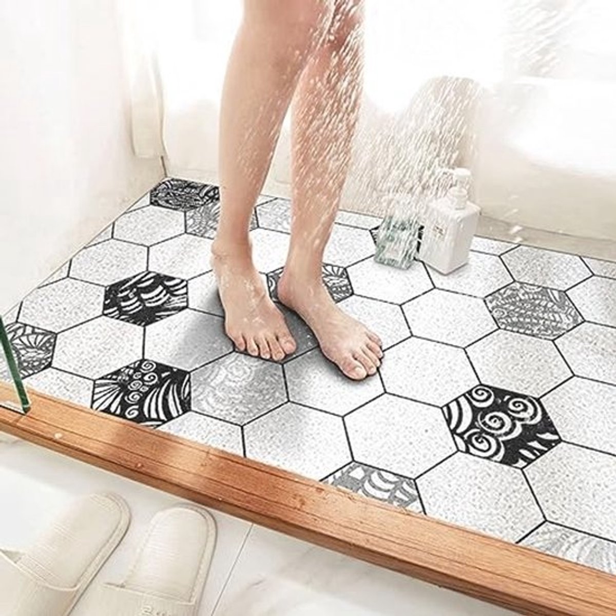 Antislip douchemat voor buitendouche - Comfortabele en veilige badmat voor badkamer en natte douches