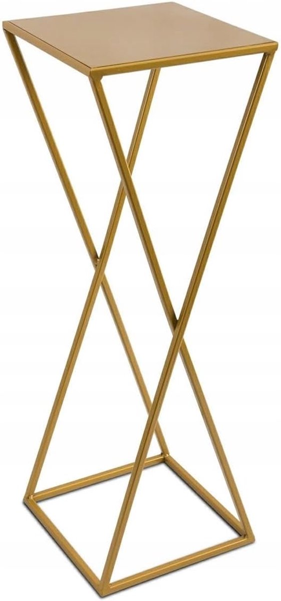 Staande bloembed 70 cm goud