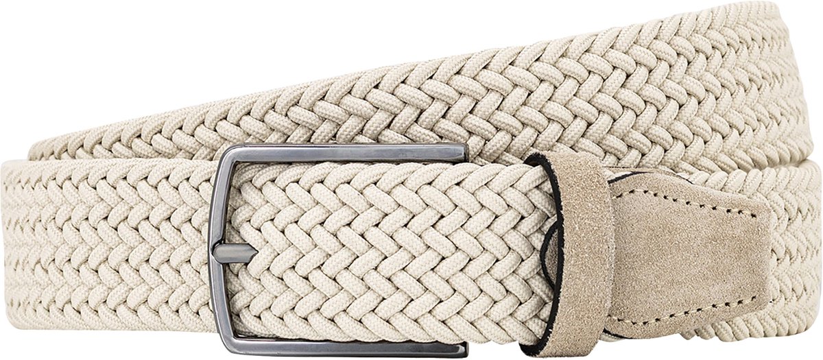 LINDENMANN elastische heren riem - beige