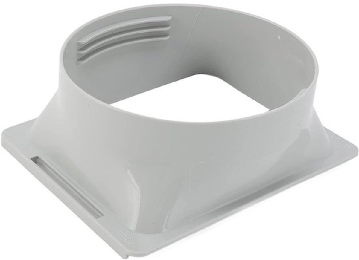 Uitlaatslang Koppeling Vierkante Ondersteuning - Rechtsom Linksom Draad - 5.9 inch - Buis Connector - Airconditioning Accessoires voor Thuis