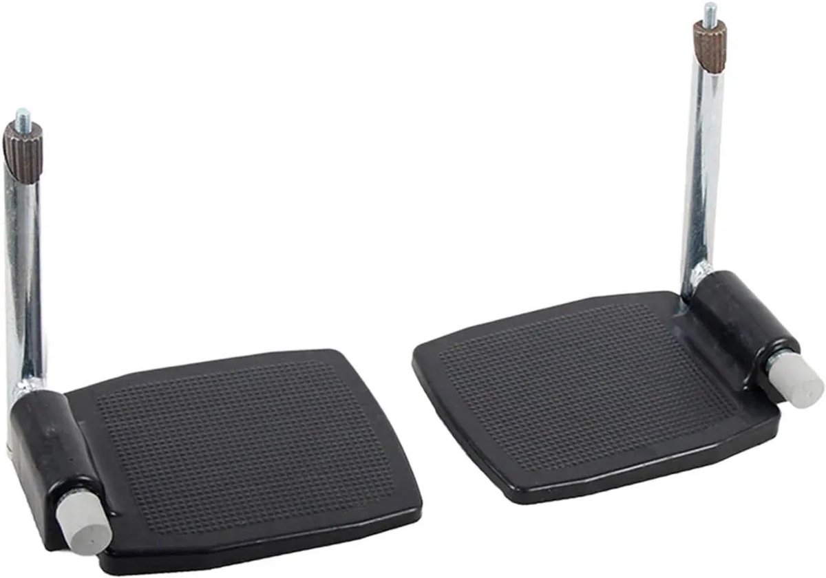Voetsteunen Geschikt voor rolstoelen, handmatige rolstoelen, vervangende voetsteunen, rolstoelonderdelen, plastic onderdelen Geschikt voor stangen