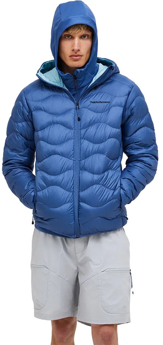 Peak Performance Helium Donzen Jas Blauw M Man