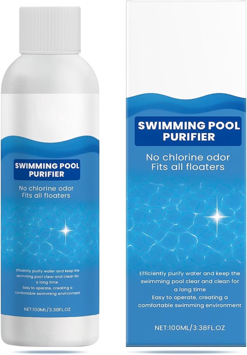 Reinigingsvloeistof voor zwembaden, watertank, whirlpool, 100 ml