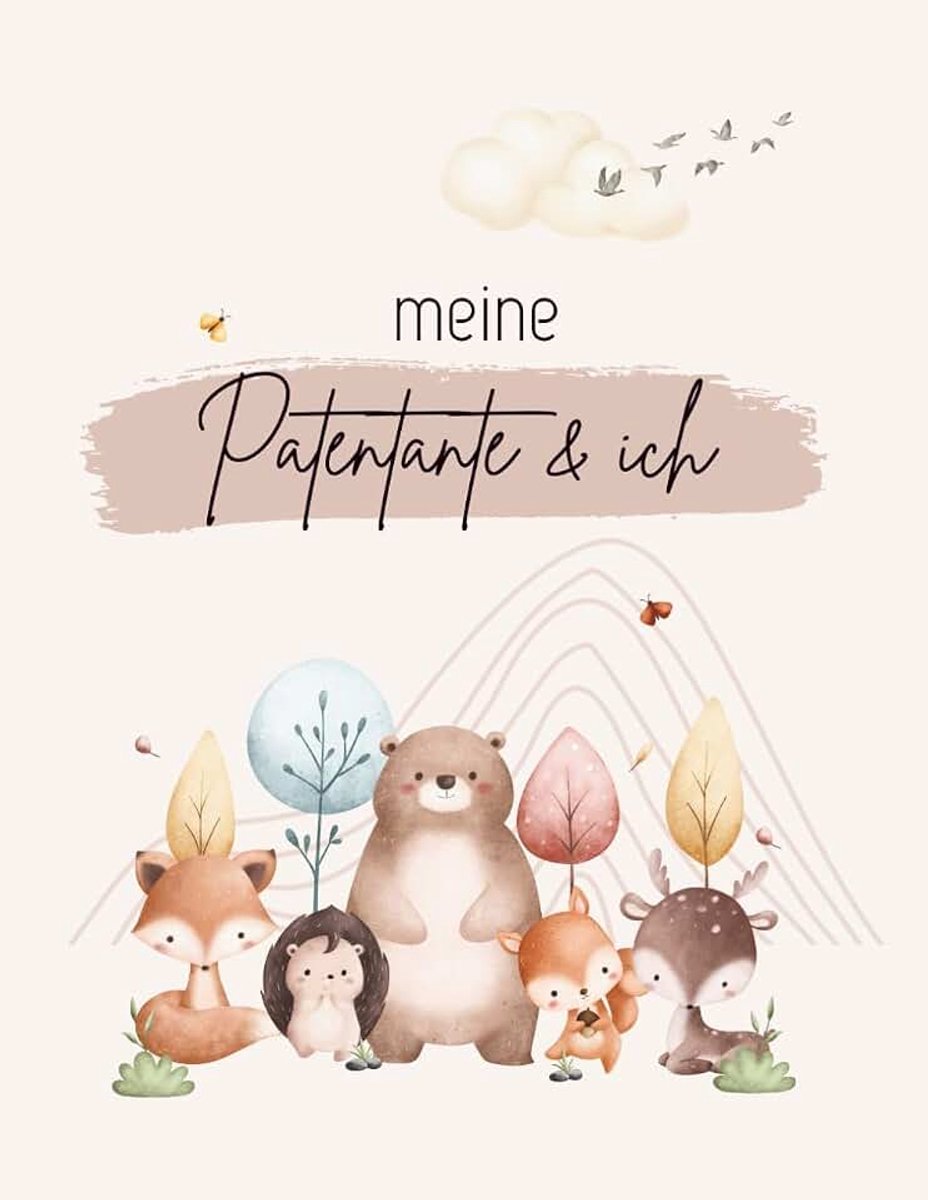 Patentante & ich - Erinnerungsbuch zum Ausfüllen | 72 Seiten | DinA4 | Softcover