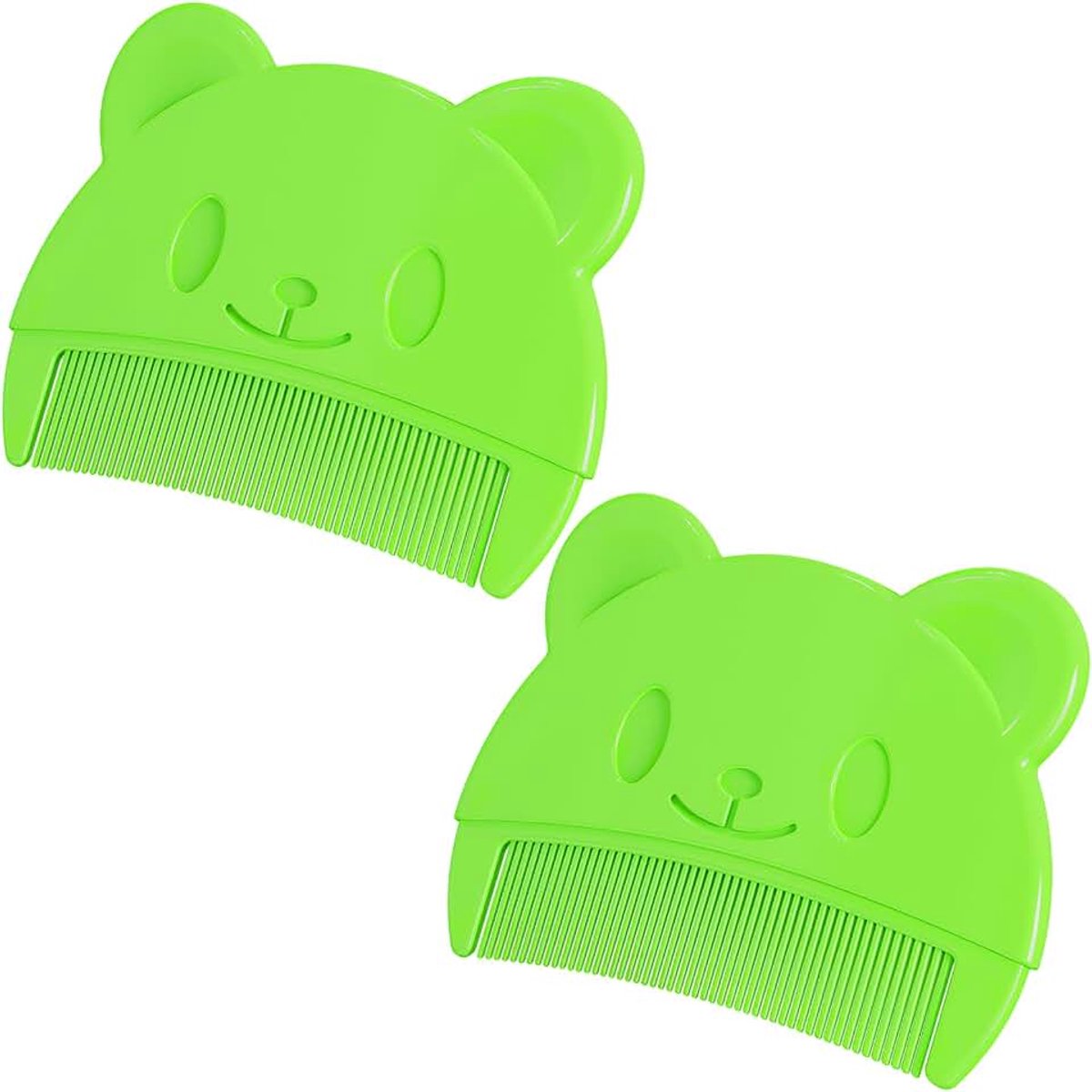 2 Stuks Babykam Babywieg Cap Kam Baby Haarborstel Peuter Kam Peuter Haarborstel Pasgeboren Haarborstel Cradle Cap Kam (Groen)