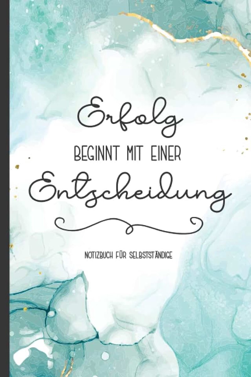 Buch für Selbstständige: Selbstständigkeit Geschenk die schöne Idee ein Buch A5 Dot Grid für selbstständige Frauen die eigene Chefin und Arbeitgeberin im Startup das Schreibbuch für Notizen