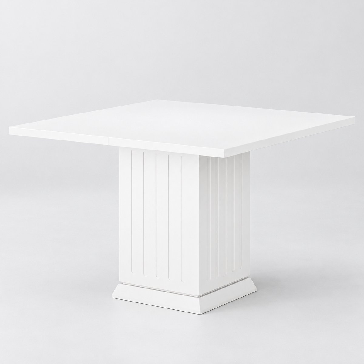 DMG Supply Eettafel - Vierkant - Voor 4 Personen - 90 x 90 x 75 cm - Wit - Houtmateriaal