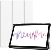 Tablet hoes geschikt voor Huawei MediaPad M6 10.8 Tri-Fold Book Case - Wit