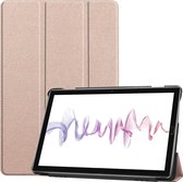 Tablet hoes geschikt voor Huawei MediaPad M6 10.8 Tri-Fold Book Case - Goud