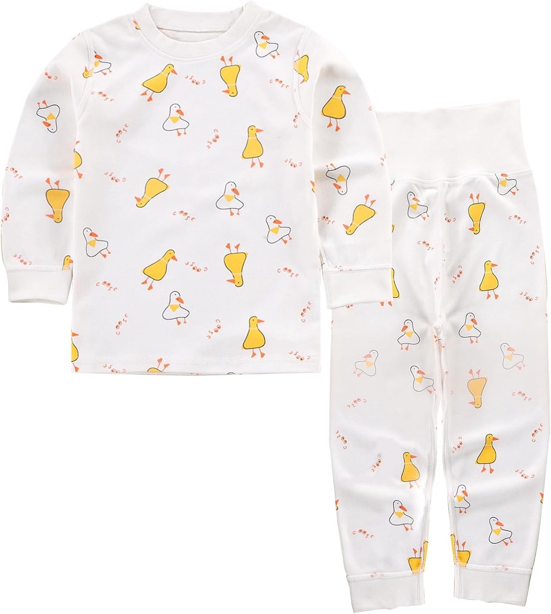 100% Katoenen Baby Jongens Meisjes Pyjama Set Nachtkleding Met Lange Mouwen