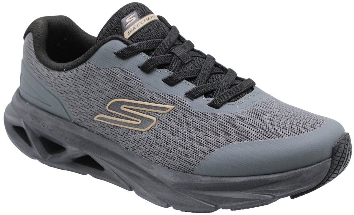 Skechers - Schoenen - Grijs - Heren - Maat 44 -