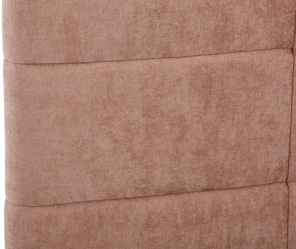 Vente-unique Bed met opbergruimte stof terracotta 180 x 200 cm (Super King Size Bed)