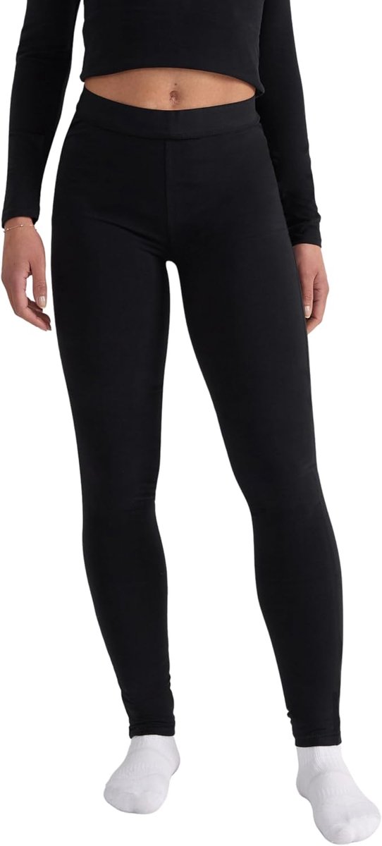 & Republic Dameslegging met hoge taille van katoen, ademende yogabroek, fluweelzachte sportbroek voor pilates, fitness en vrije tijd, elastische band, comfortabele pasvorm