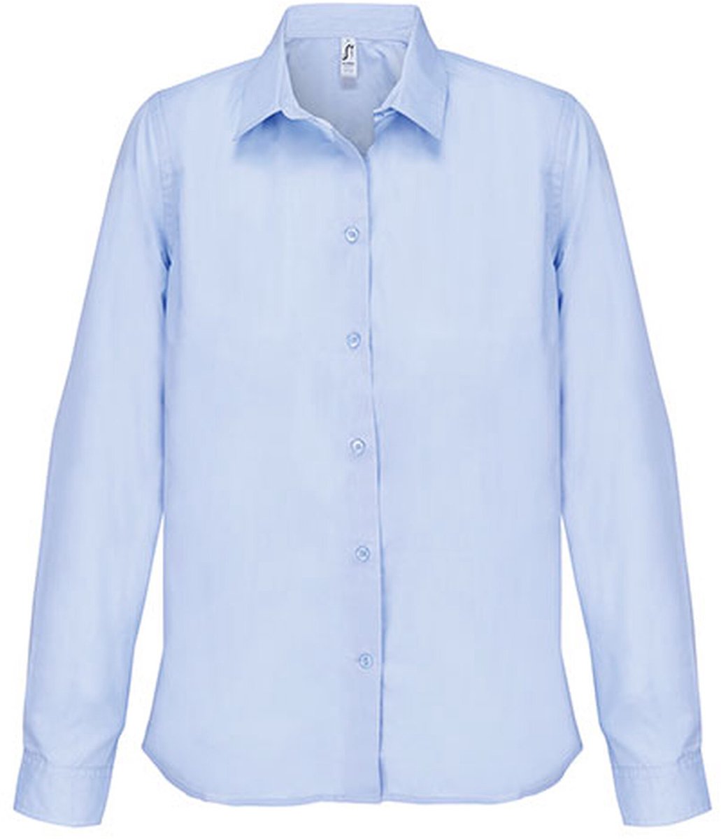SOL'S Women´s Poplin Shirt Long Sleeve Bailey L04771 - sky blue - L