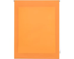 Rolgordijn, lichtdoorlatend, glad, 120 x 175 cm (breedte x hoogte) - rolgordijn met stofmaat 117 x 170 cm - doorschijnend rolgordijn in oran