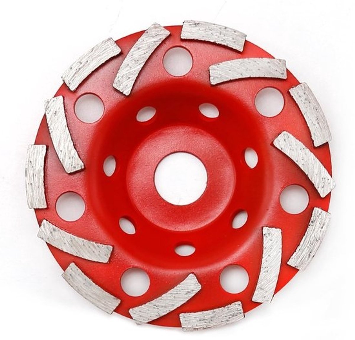 Slijpschijf voor beton en natuursteen, Ø 120 mm, dubbele rij voor graniet en metselwerk, ideaal voor potschuurmachine