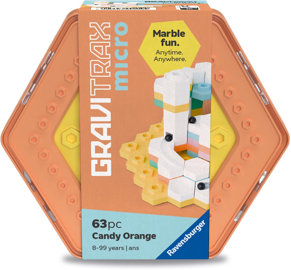 Ravensburger GraviTrax micro Candy Orange - Mini Knikkerbaan Bouwset - 63 Onderdelen