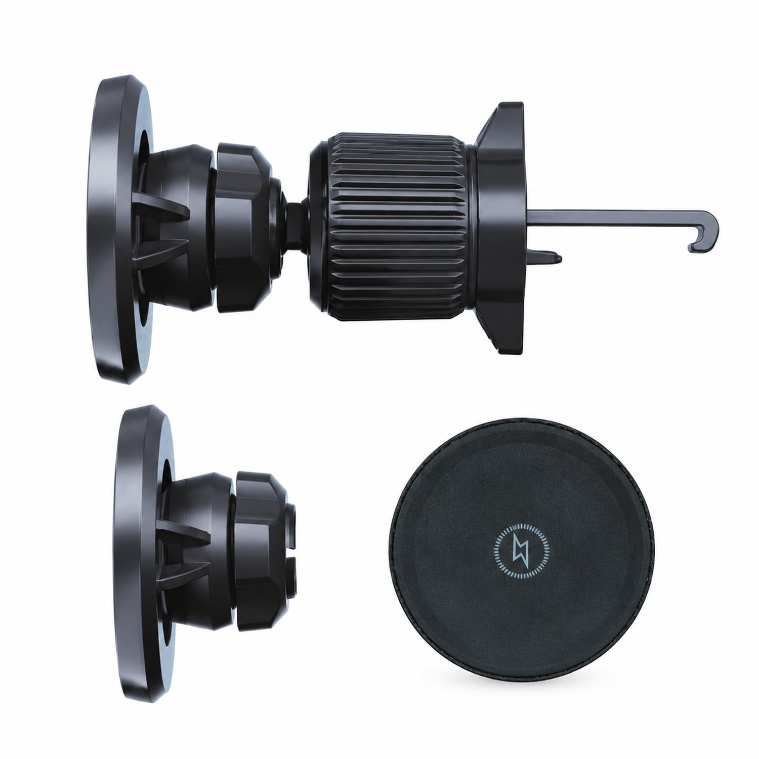Telefoonhouders auto – magnetische telefoonhouder met clip voor ventilatierooster
