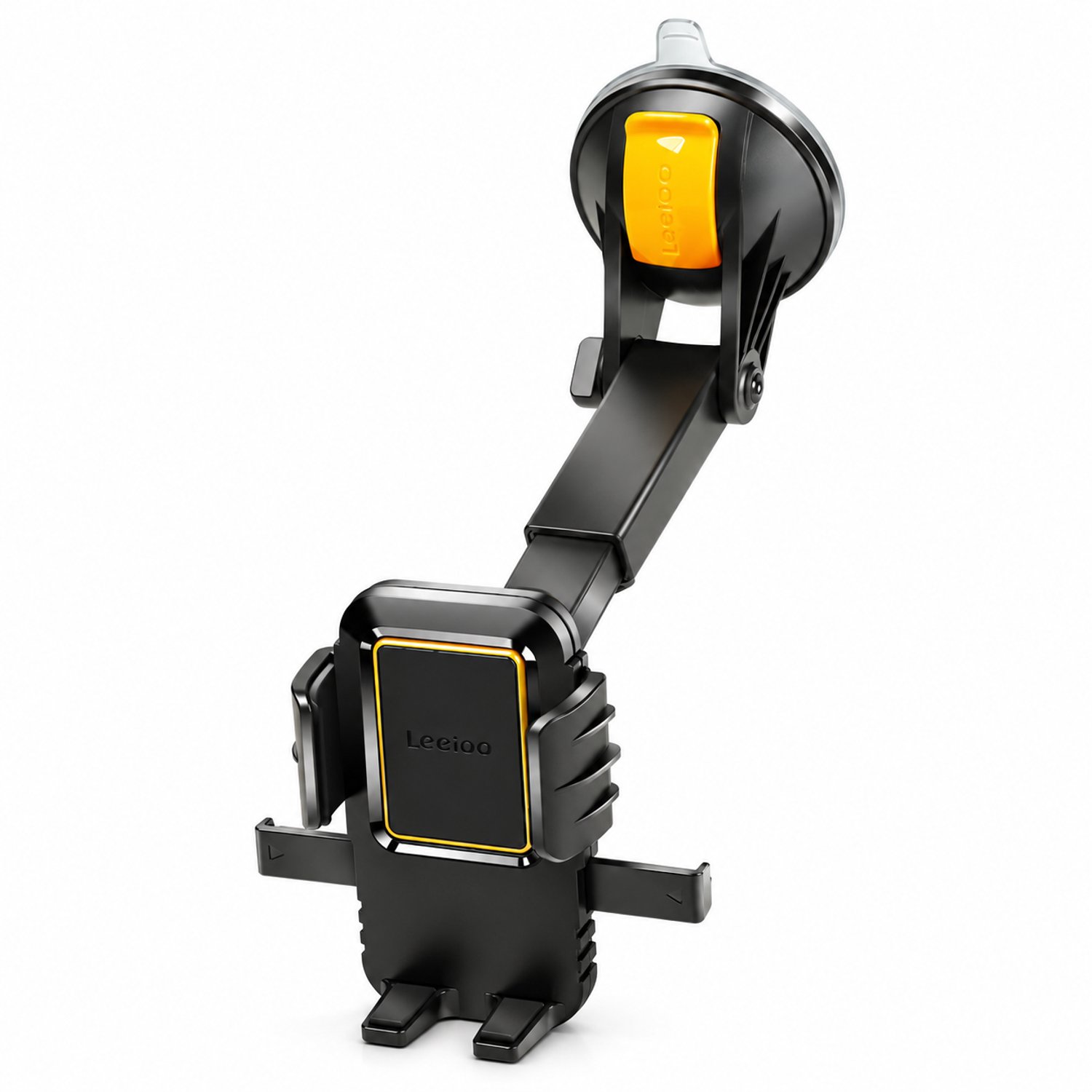 Telefoonhouder voor middelgrote en grote graafmachines met uitschuifbare arm en zuignap van 8 cm