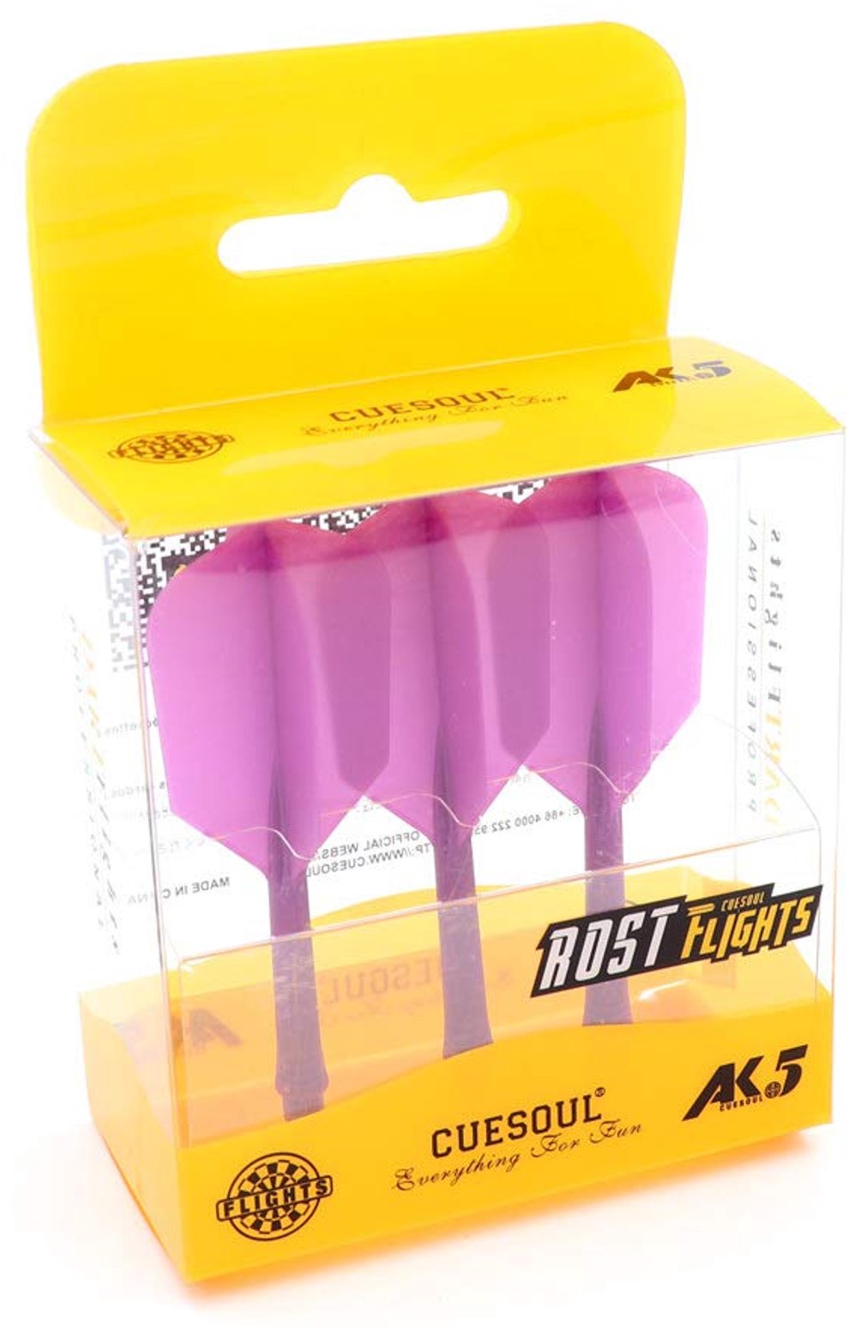Geïntegreerde Dart Shaft en Flights Medium, Slanke Vorm, Set van 3