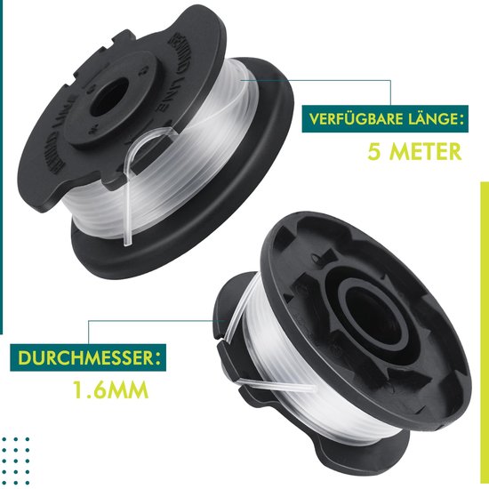 3x Vervangspoelen voor Grastrimmer Einhell GE-CT 18/28 Li — afbeelding 3