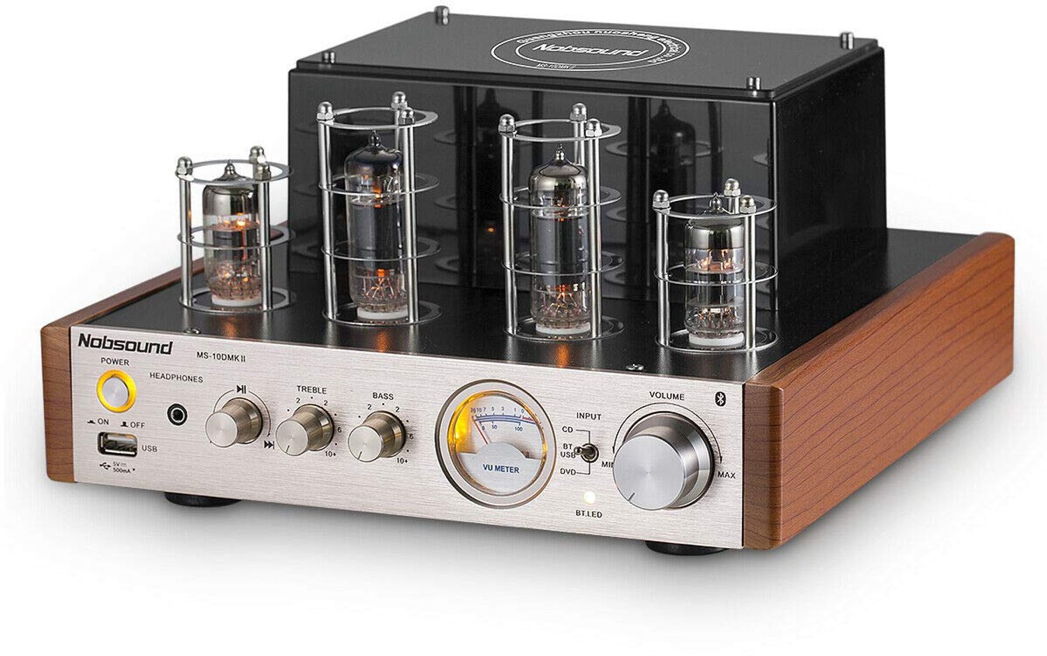 HiFi Buizenversterker met Bluetooth en USB voor Stereo Audio