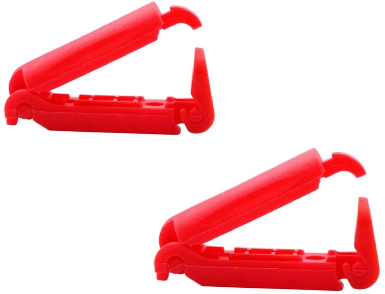 2 Stuks Autostoel Veiligheidsgordel Clips (Rood)