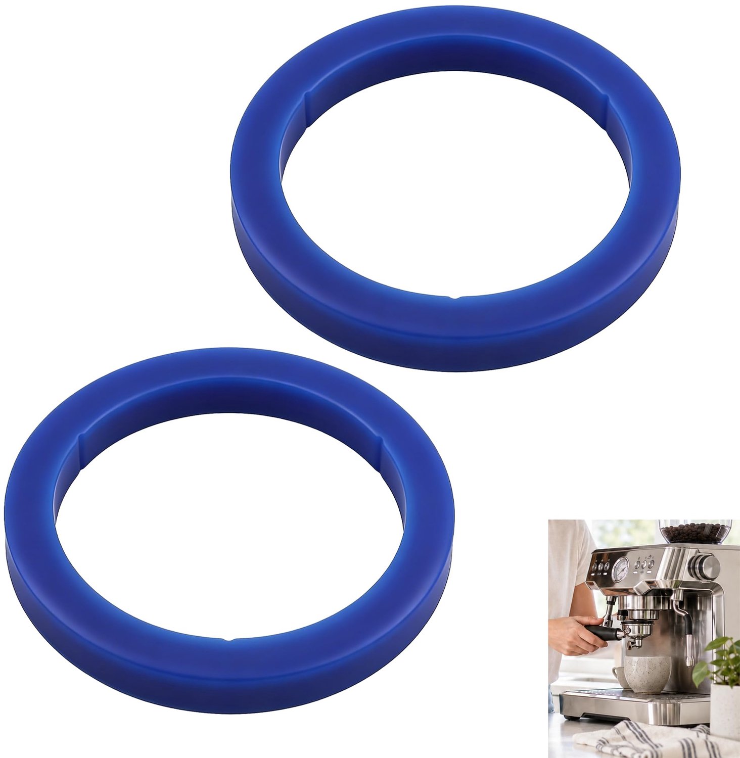 Set van 2 Silicone Gaskets voor Gaggia en VBM Espresso Machines