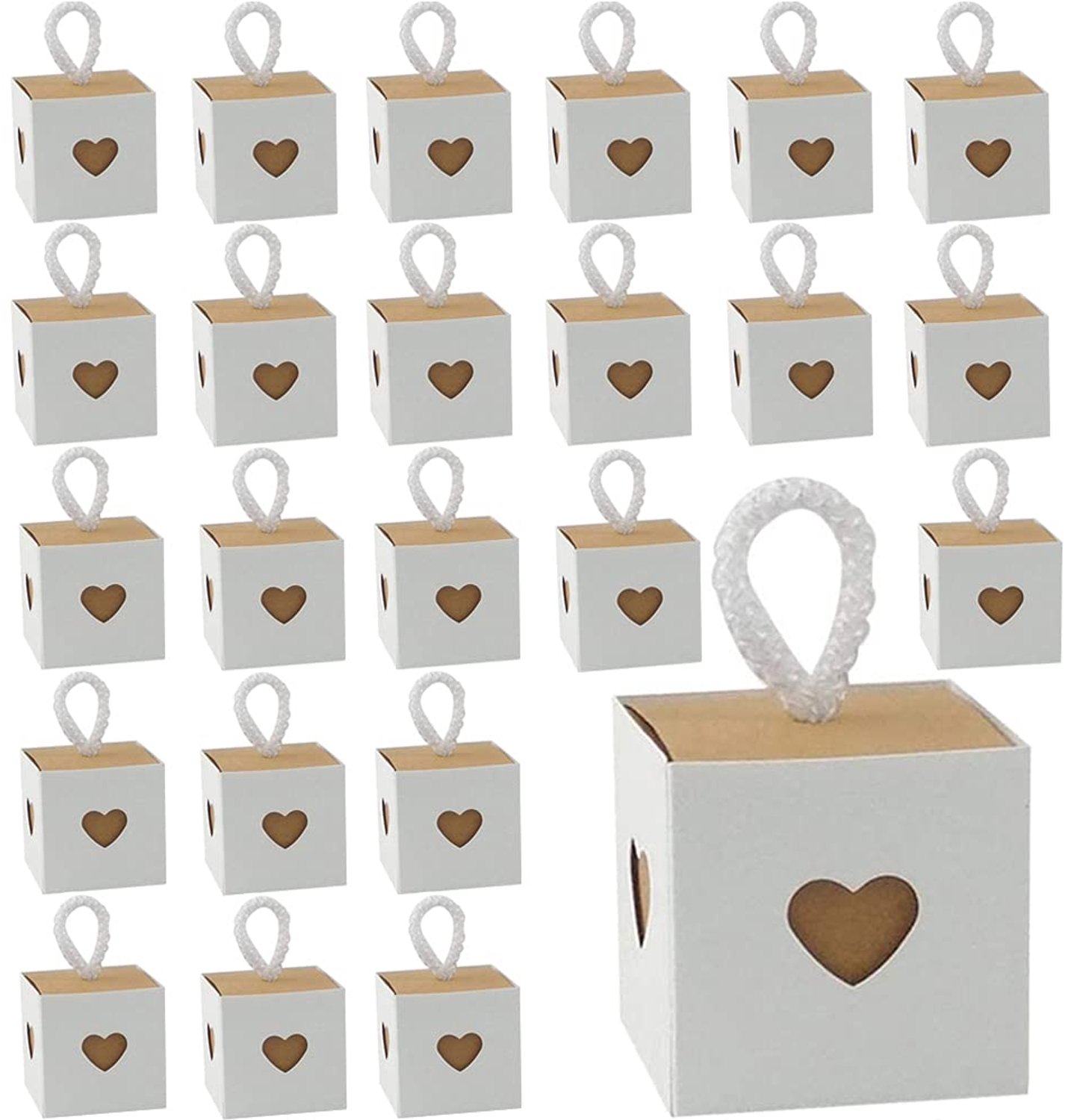 Set van 30 Papieren Geschenkdozen voor Feesten