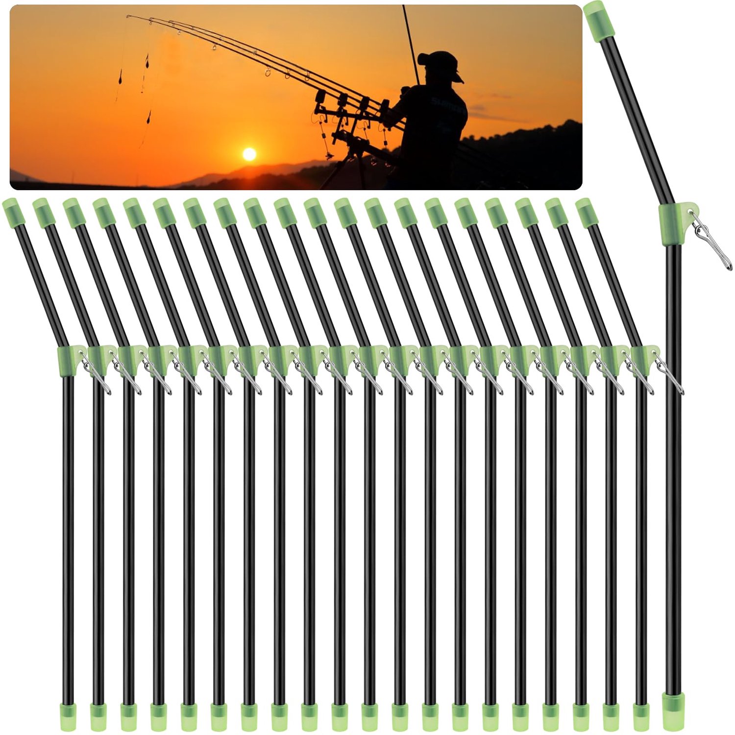 Set van 20 Anti Tangle Boom Kits voor Vissen