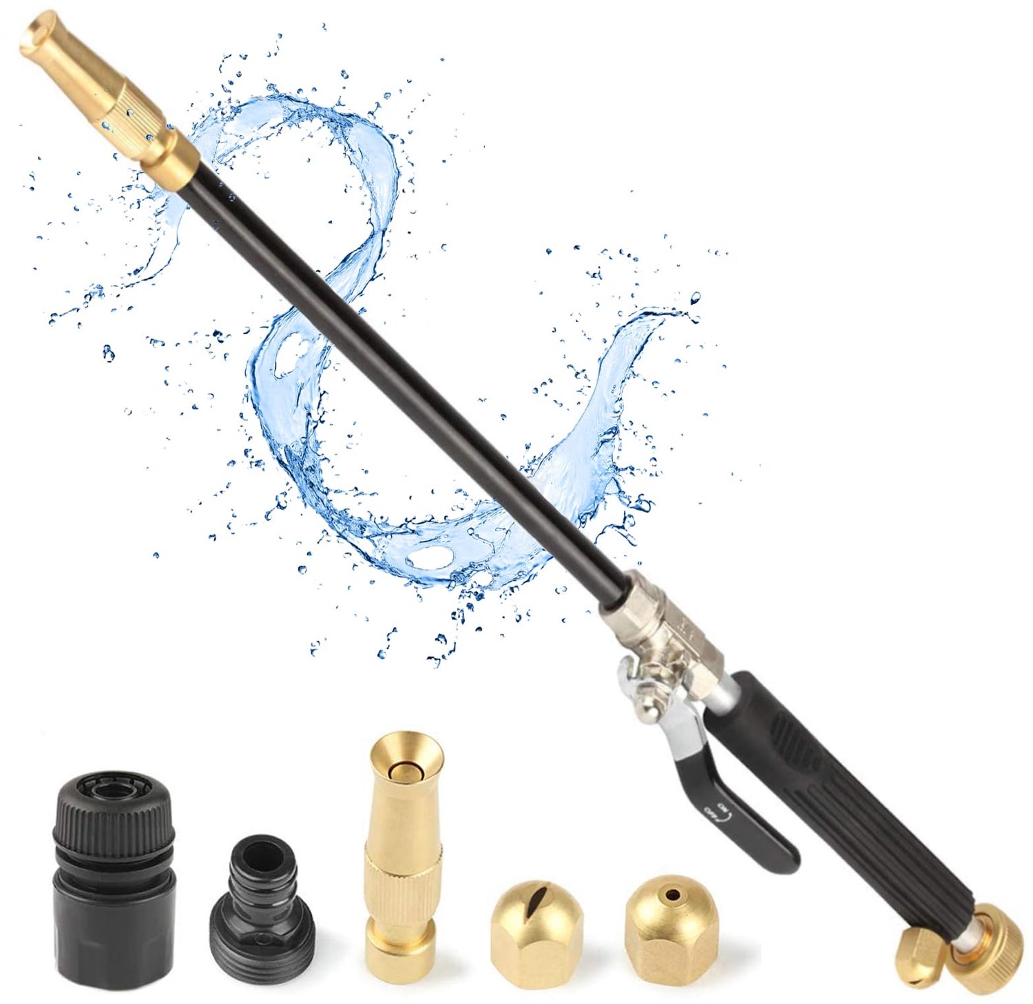 Hoogdruk Water Jet met 3 Nozzles voor Auto en Tuin
