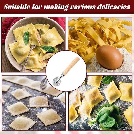 Professionele Pastacutter met Roller van Zinklegering — afbeelding 3