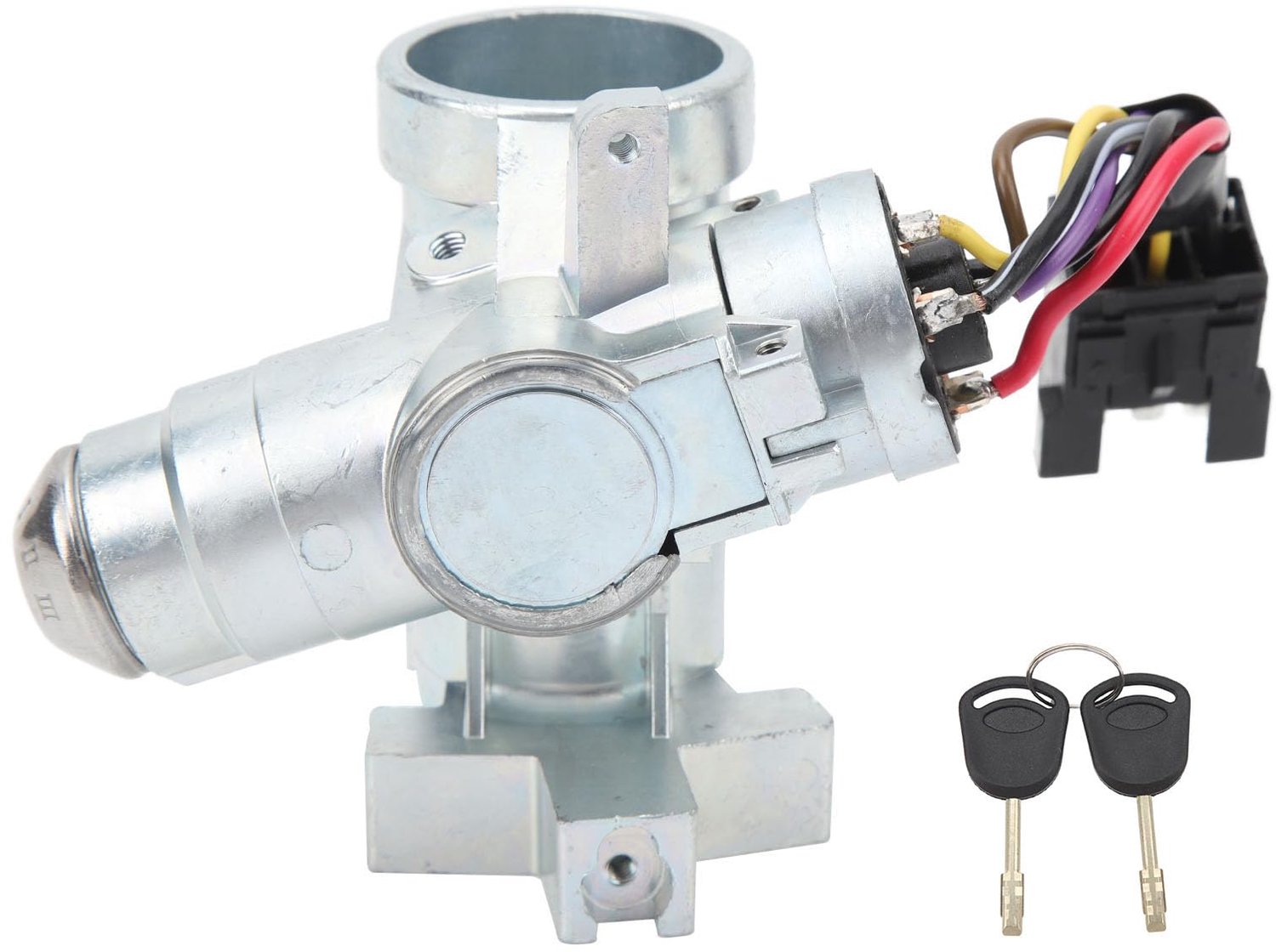 Contactslot Vervanging - Behuizing Stuurcontactslot - Contactslotschakelaar - 2 Sleutels - OE-nummer 1053774 - Duurzame Metalen Constructie - Ontstekingsschakelaar