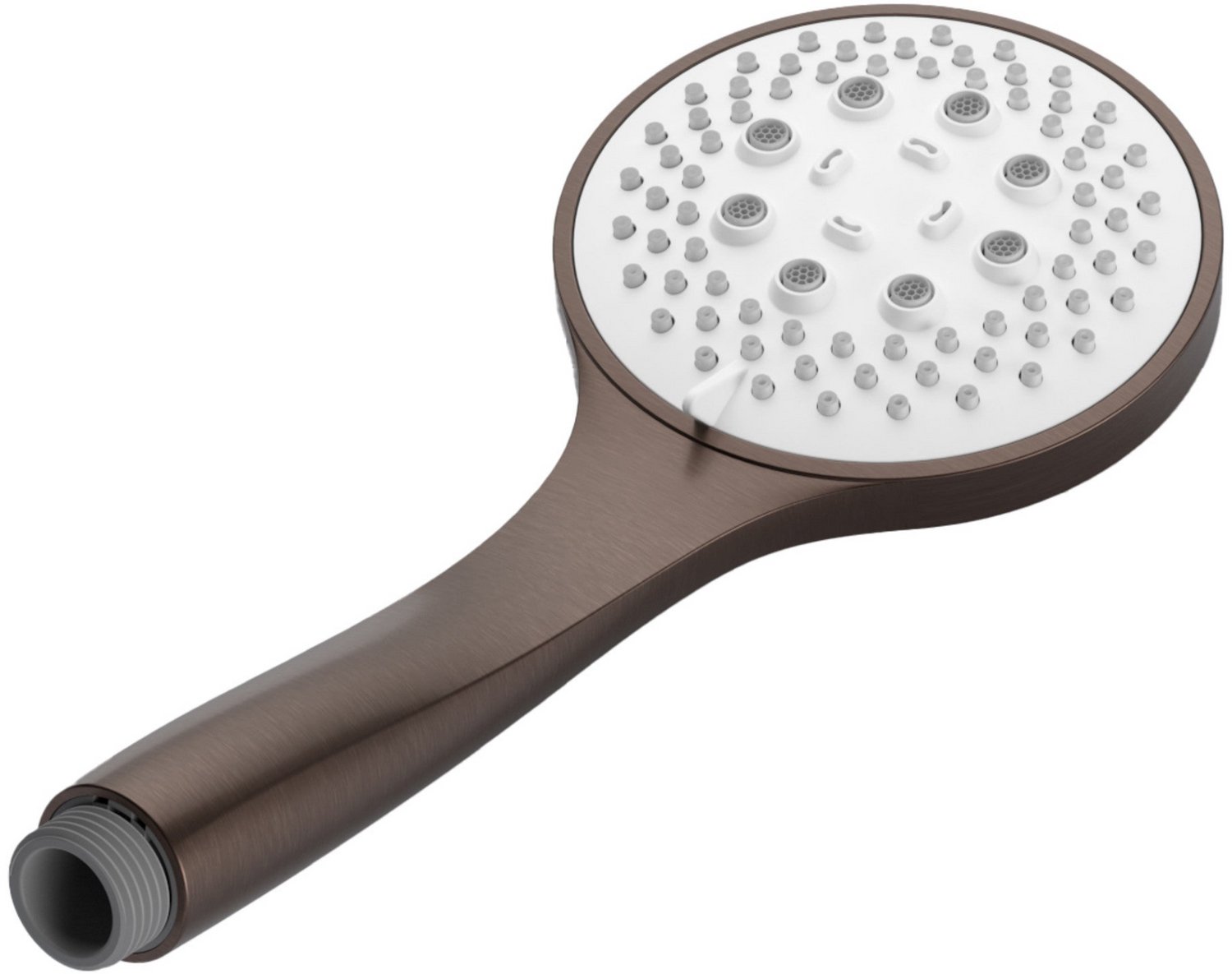 Hotbath Mate M375 handdouche 10cm rond met 3 standen geborsteld koper PVD