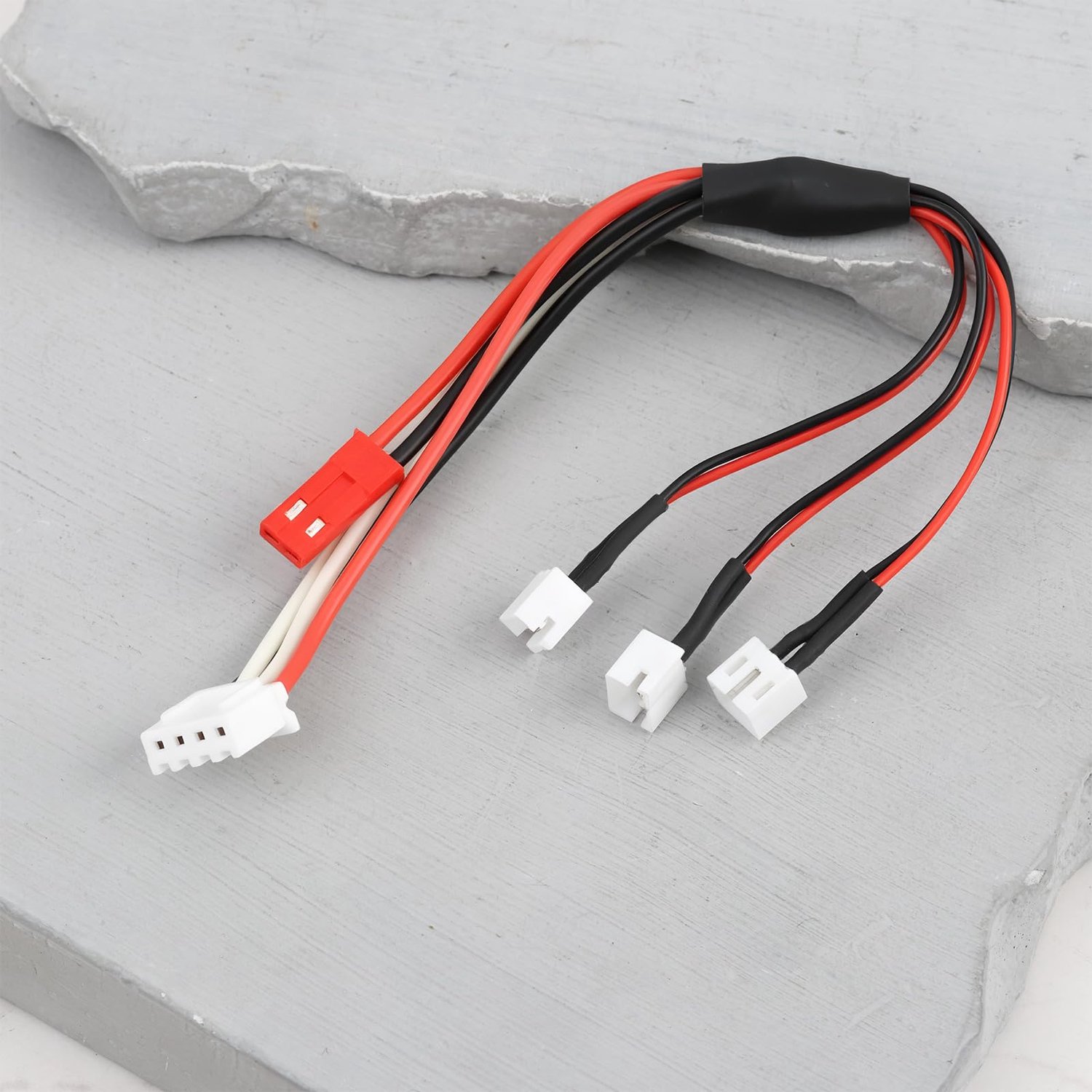 3-Foudige Oplaadkabel voor LiPo Batterijen met PH2.54 Connector