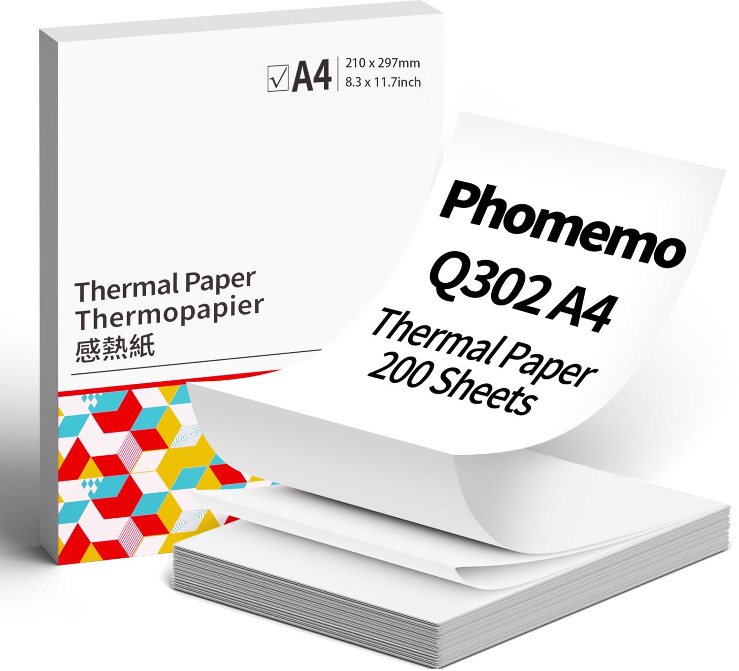 A4 Thermisch Papier voor Q302 Thermische Printers
