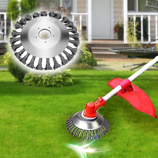 Stalen Onkruidborstel voor Grastrimmer, 200 mm — afbeelding 3