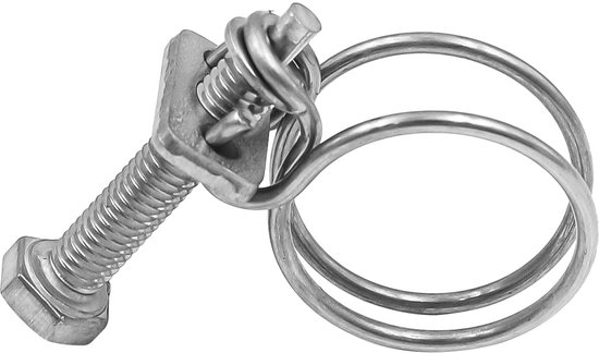Draadslangklemmen 30 Stuks - Verstelbare Slangklemmen - Roestvrij Staal 304 - Voor Mechanische Toepassingen - 21-25 mm - Eenvoudig en Handig - Slangklem — afbeelding 2