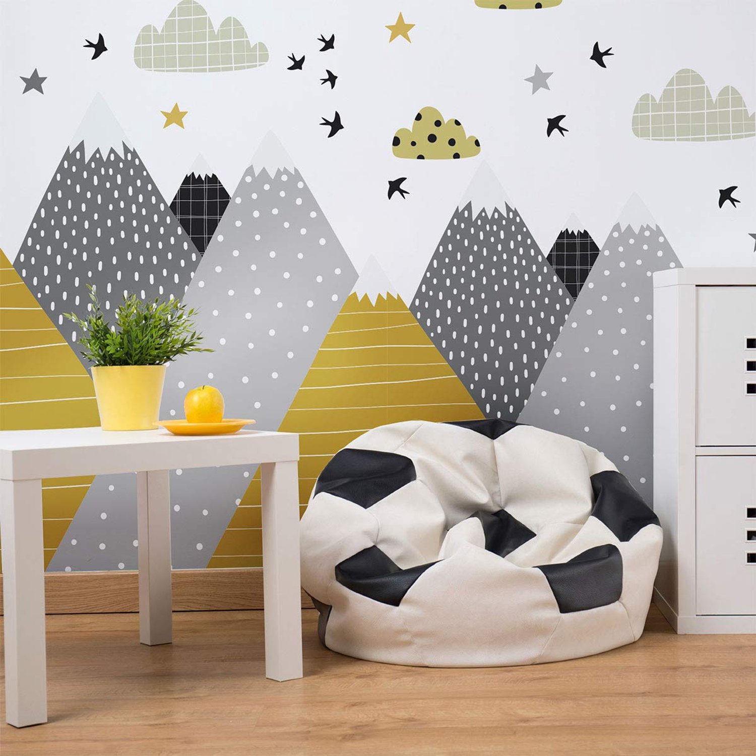 Scandinavische Wandsticker voor Kinderen 70 x 140 cm