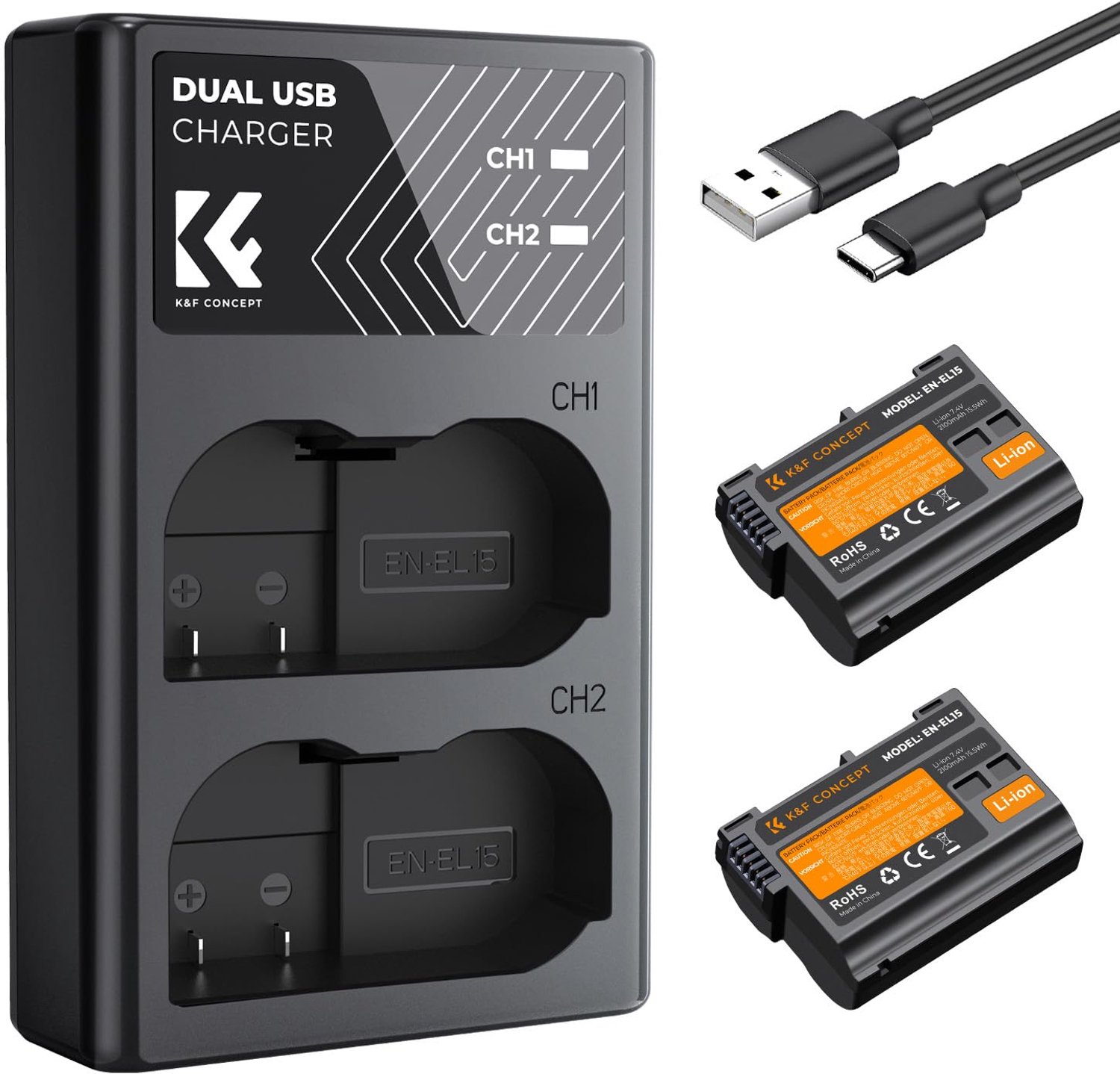 Accu's Compatibel met Nikon DSLR Camera's