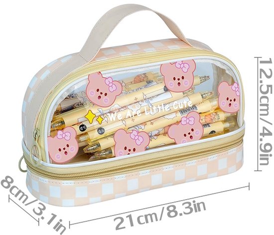 Schattige Bear Pencil Case voor Kinderen — afbeelding 5